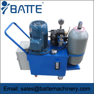 Screen changer hydraulic station