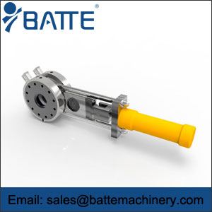 Single-plate hydraulic screen changer