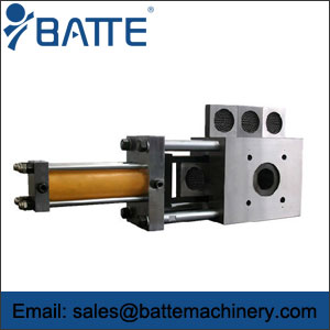single plate screen changer with four screen cavities