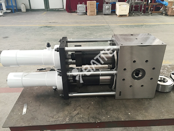 plastic extruder machine 90mm screen changer