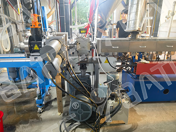 plastic granulation screen changer