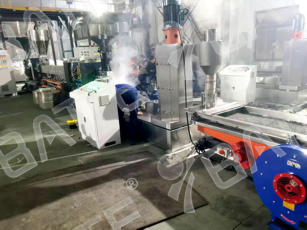 PE modified granulation screen changer