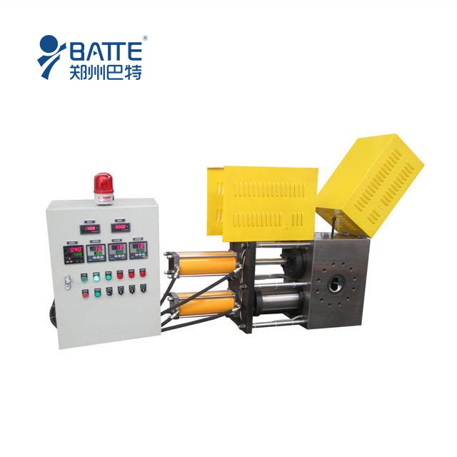 continuous screen changer in extruder