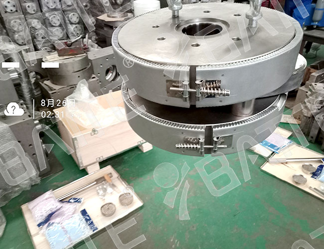 manual screen changer for extruder